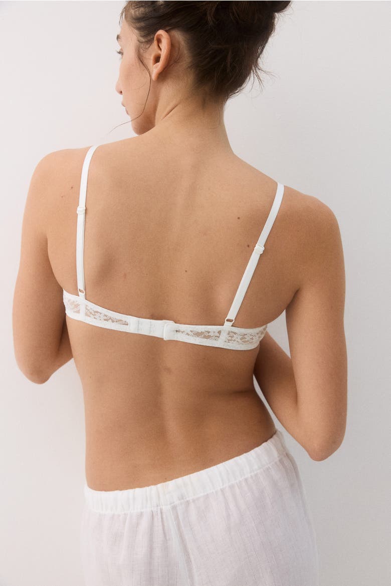2-pack Cotton Push-up Bras, Alternate, color, White/black