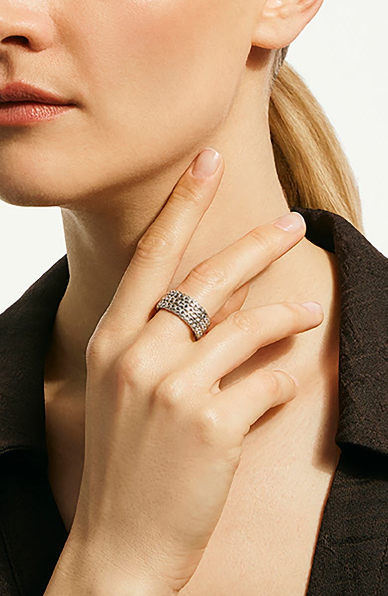 John Hardy Icon Ring, Alternate, color, Silver
