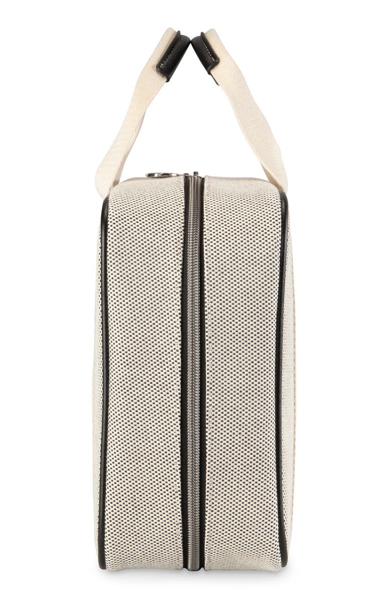 Stephanie Johnson Tropea Onyx Martha Large Brief Makeup Case, Alternate, color, Black