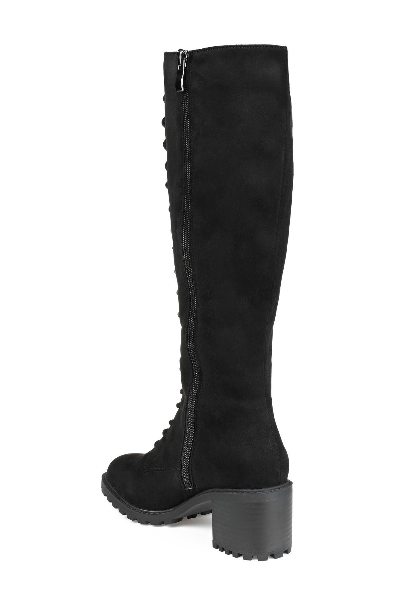 Journee Collection Jenicca Lace-Up Tall Boot, Alternate, color, 