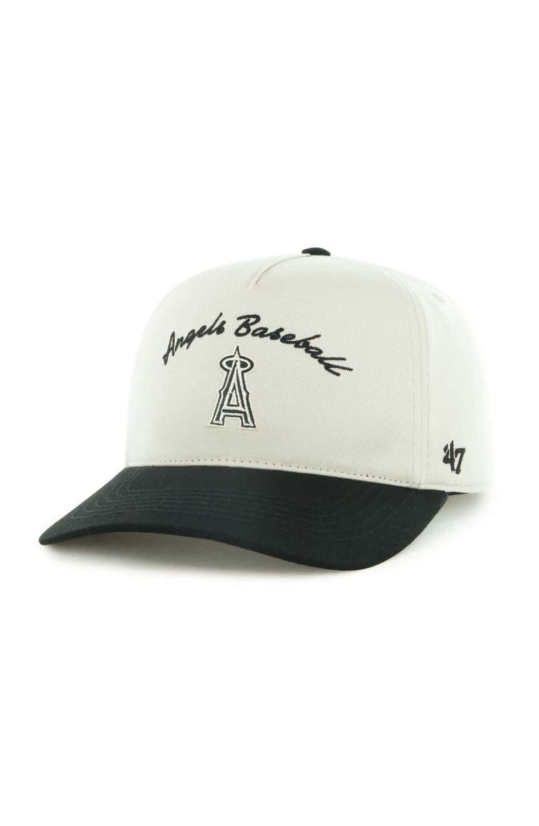 '47 Men's '47 Cream Los Angeles Angels Stable Hitch Adjustable Hat, Main, color,