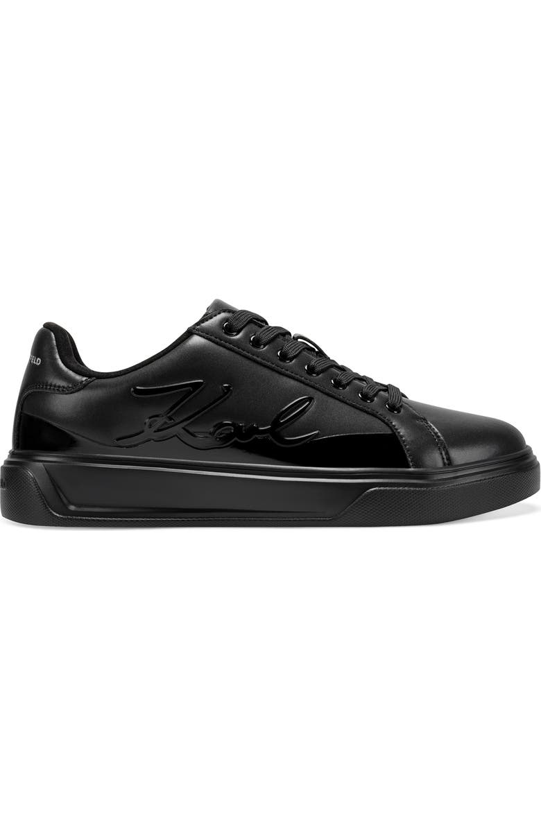 KARL LAGERFELD PARIS Hi Density Low Top Sneaker, Alternate, color, Black