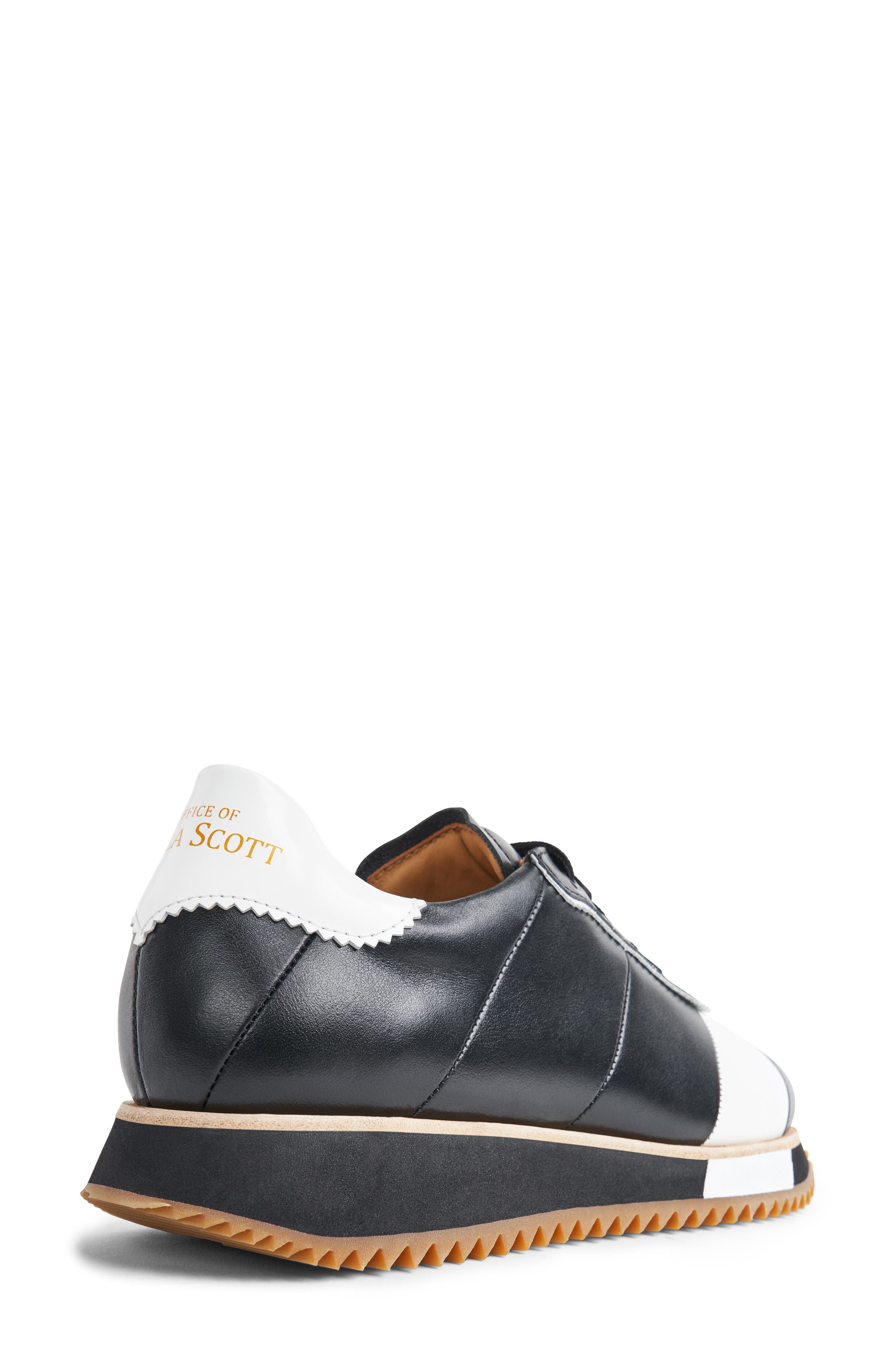 The Office of Angela Scott The Quinn Sneaker, Alternate, color, Black