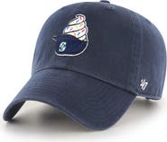 '47 Men's '47 Navy Seattle Mariners Ice Cream Helmet Clean Up Adjustable Hat