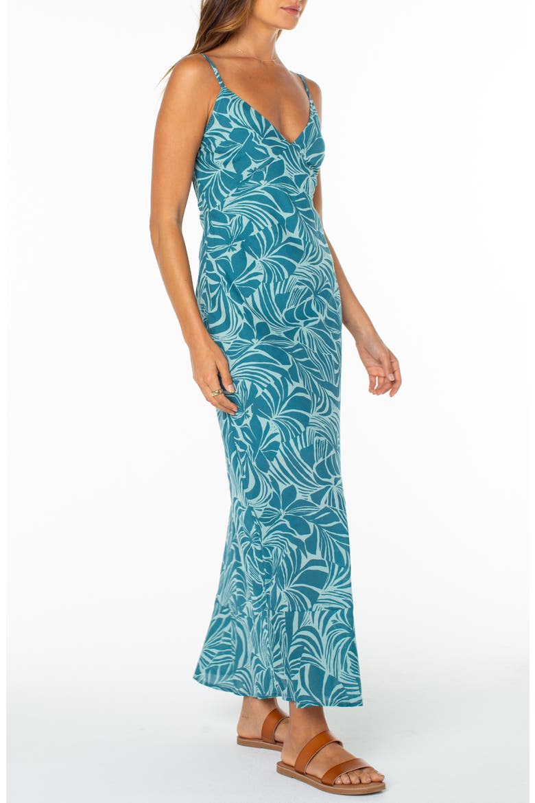 Paradise Floral Cotton Maxi Sundress, Alternate, color, DRAGONFLY