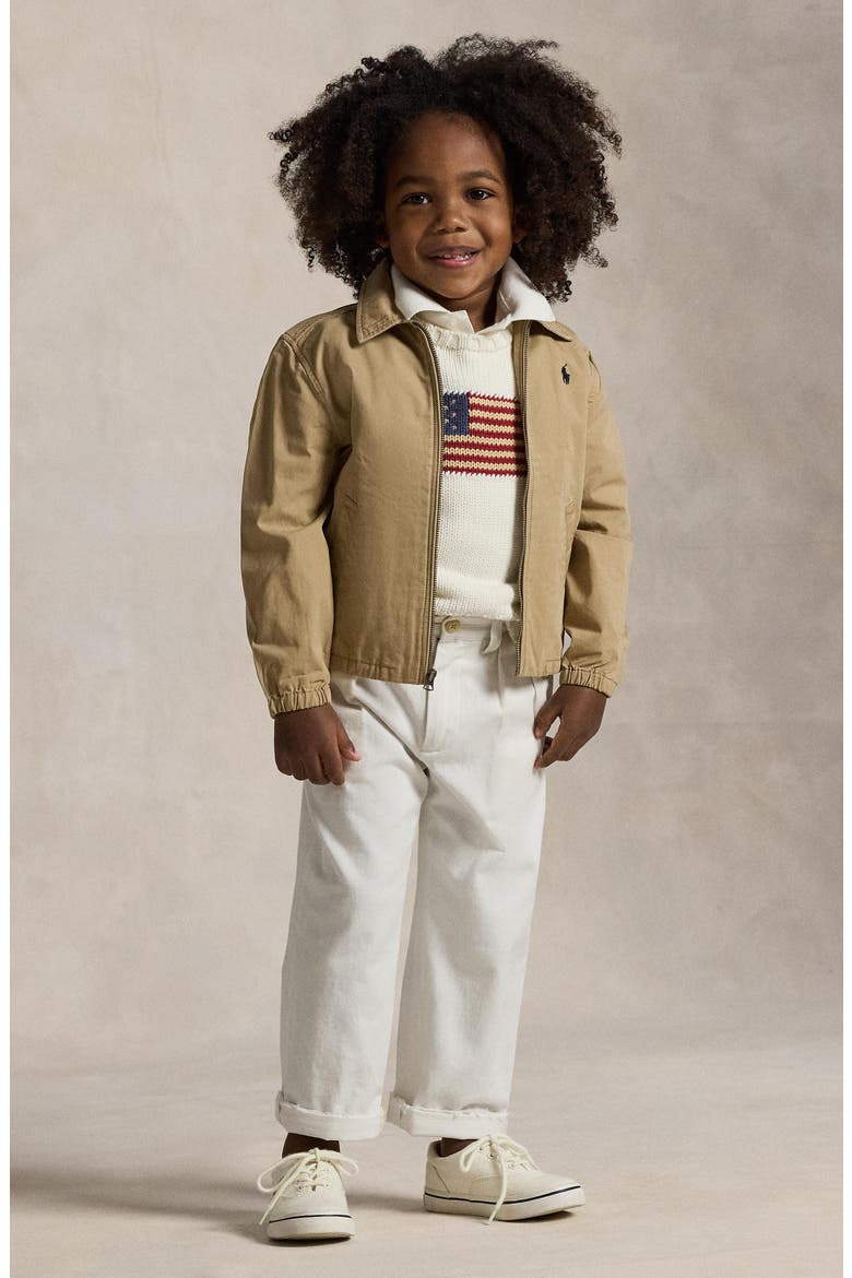Bayport Cotton Poplin Jacket, Boys, Alternate, color, CAF TAN