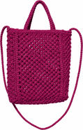 Faherty Mini Sunwashed Macrame Shopper