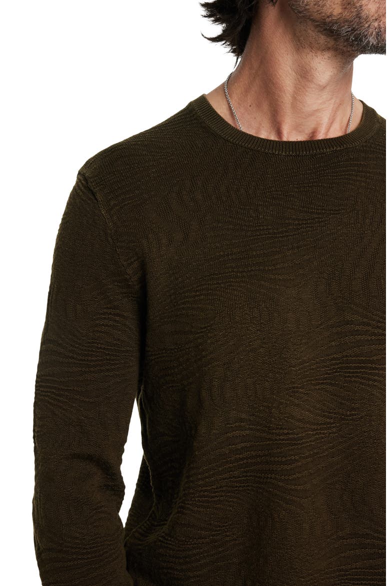 Mercer Wave Long Sleeve T-Shirt, Alternate, color, DARK BROWN