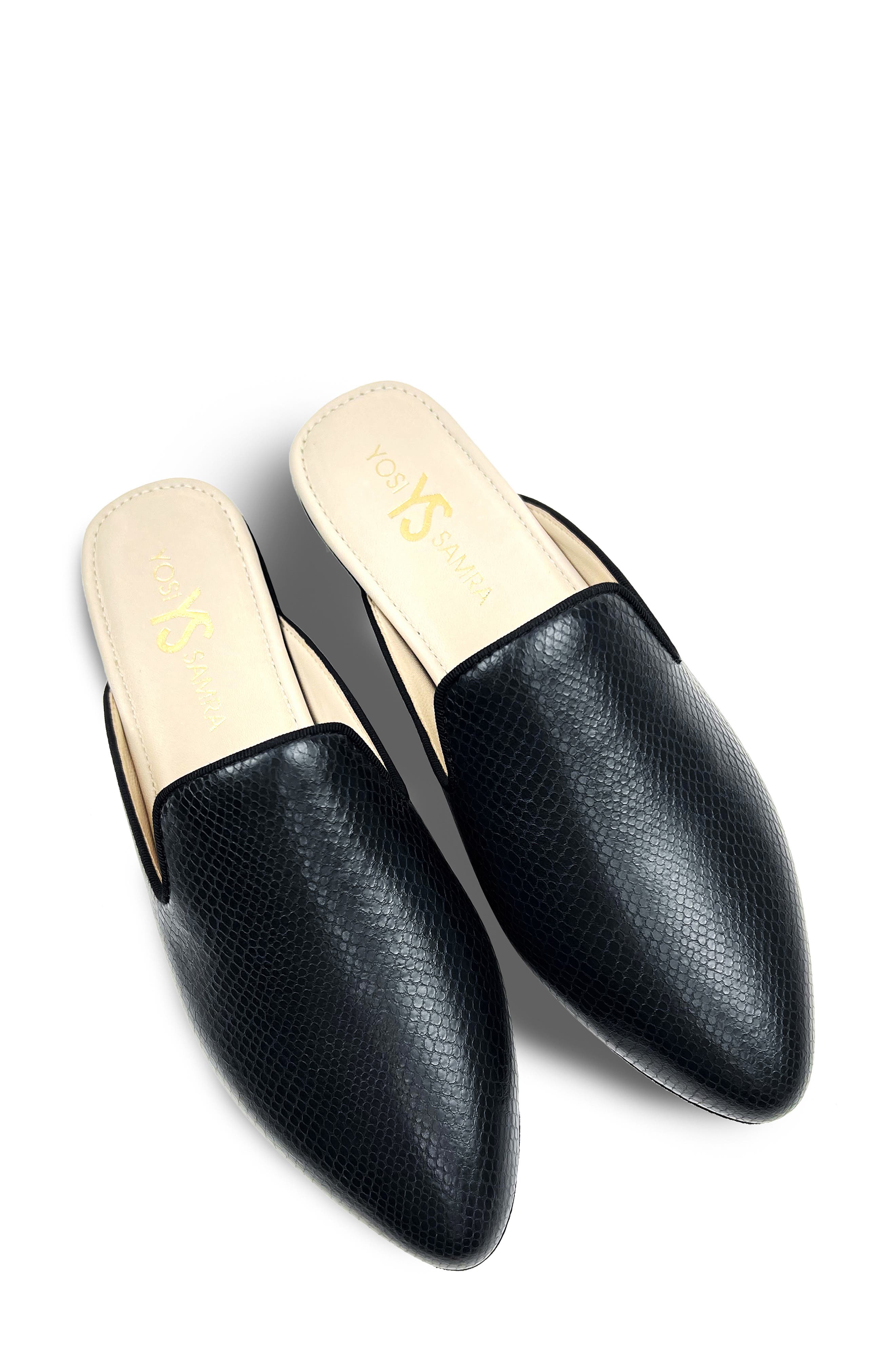 Yosi Samra Vidi Snake Embossed Mule, Main, color, 