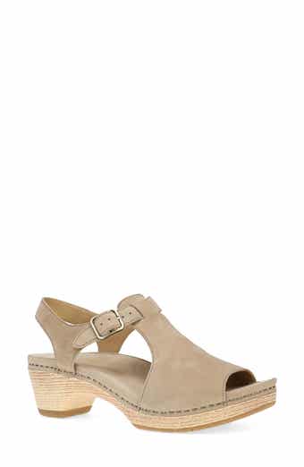 Laverne Ankle Strap Peep Toe Platform Sandal
