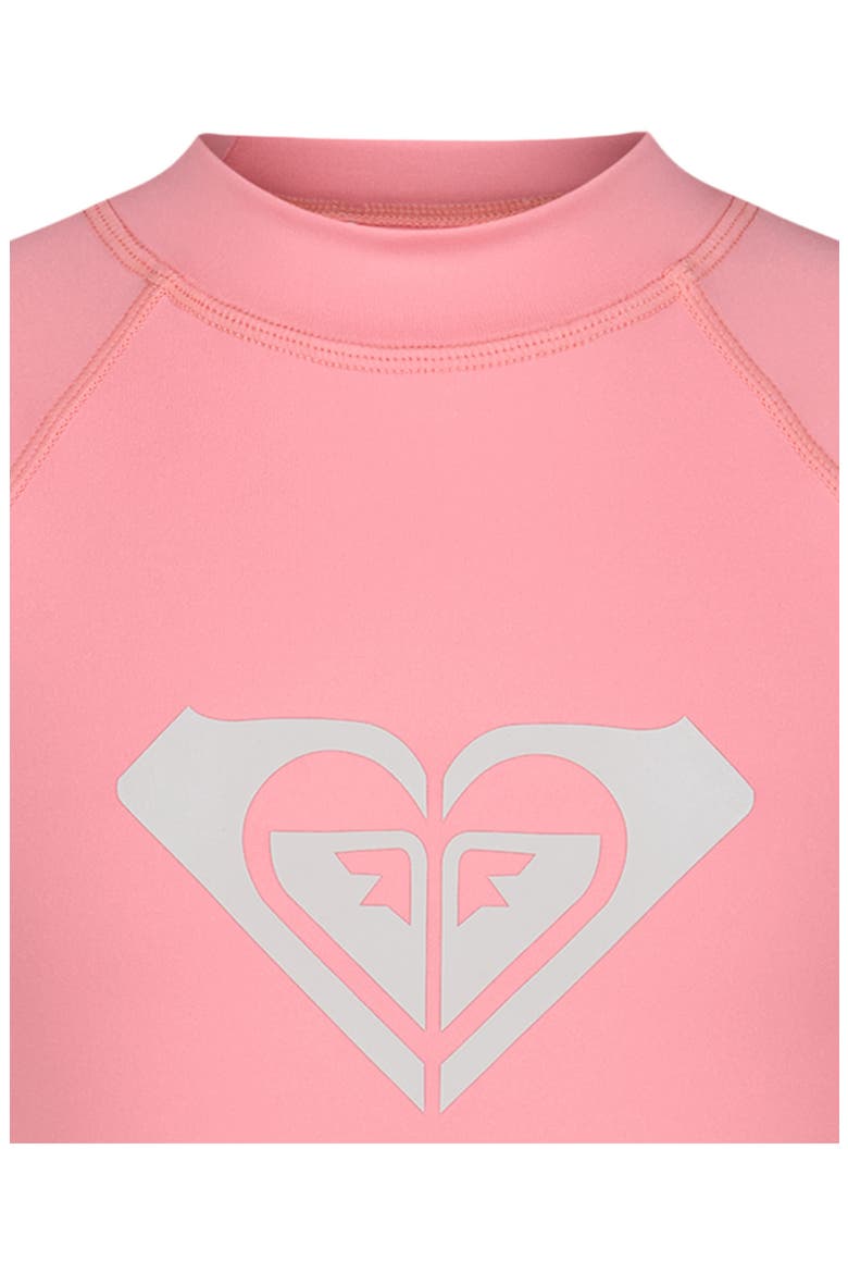 Kids' Hearted UPF Rashguard, Alternate, color, PLUMERIA