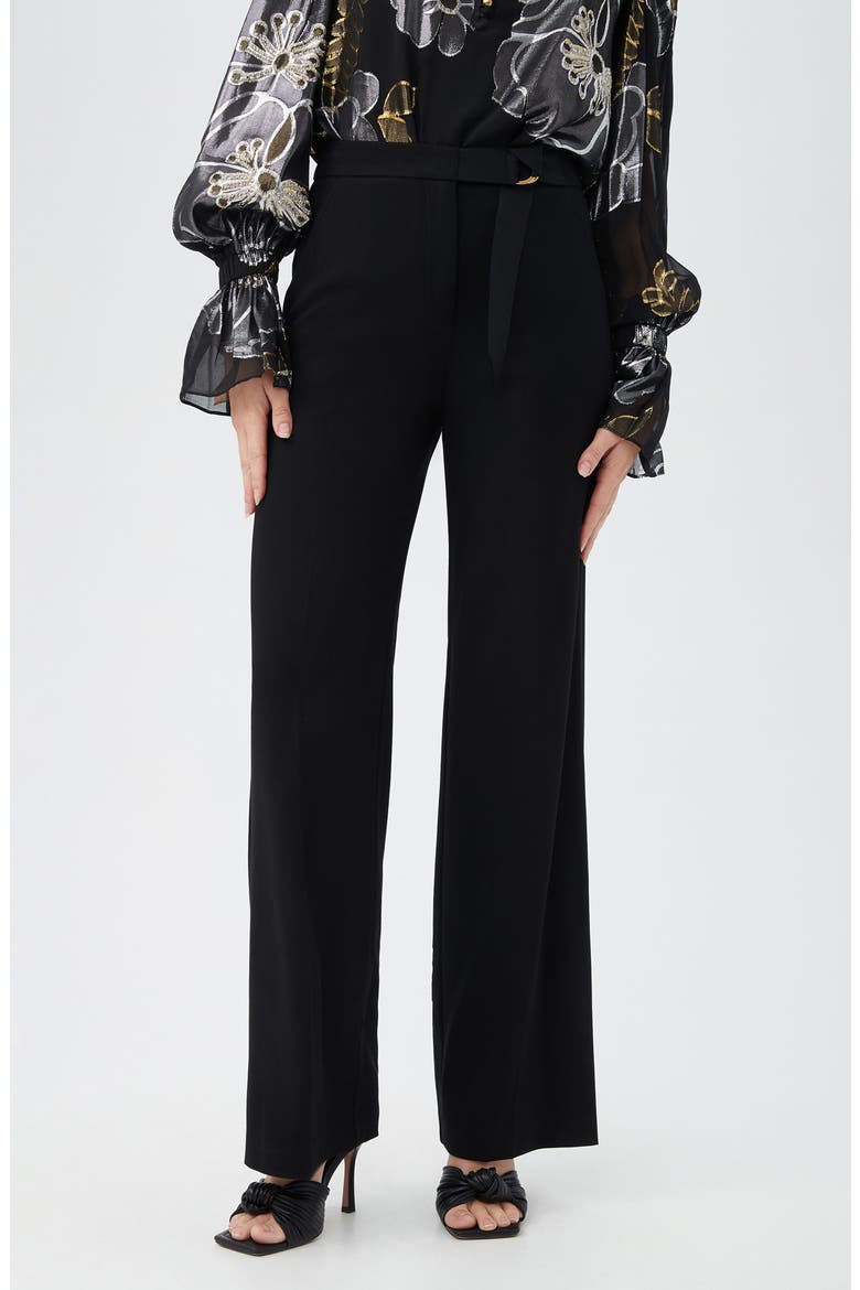 Wasabi Wide Leg Pants, Main, color, BLACK
