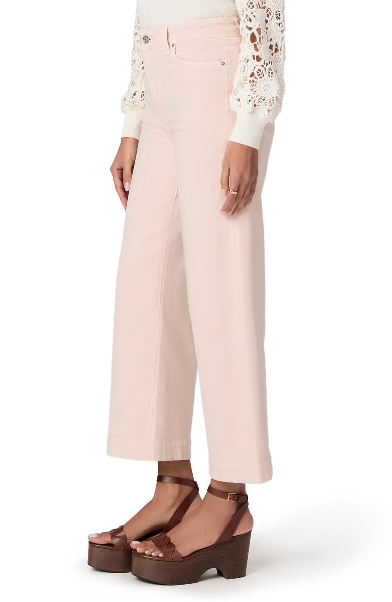 PAIGE Anessa High Waist Ankle Wide Leg Jeans, Alternate, color, Vintage Rosa