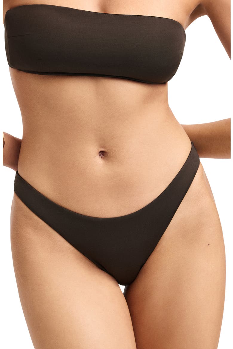 California High Leg Bikini Bottoms, Main, color, DEEP EARTH