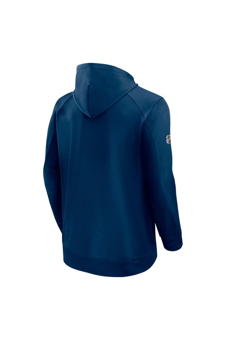Men's Fanatics  Navy Seattle Kraken Authentic Pro Rink Fleece Pullover Hoodie, Alternate, color, Navy