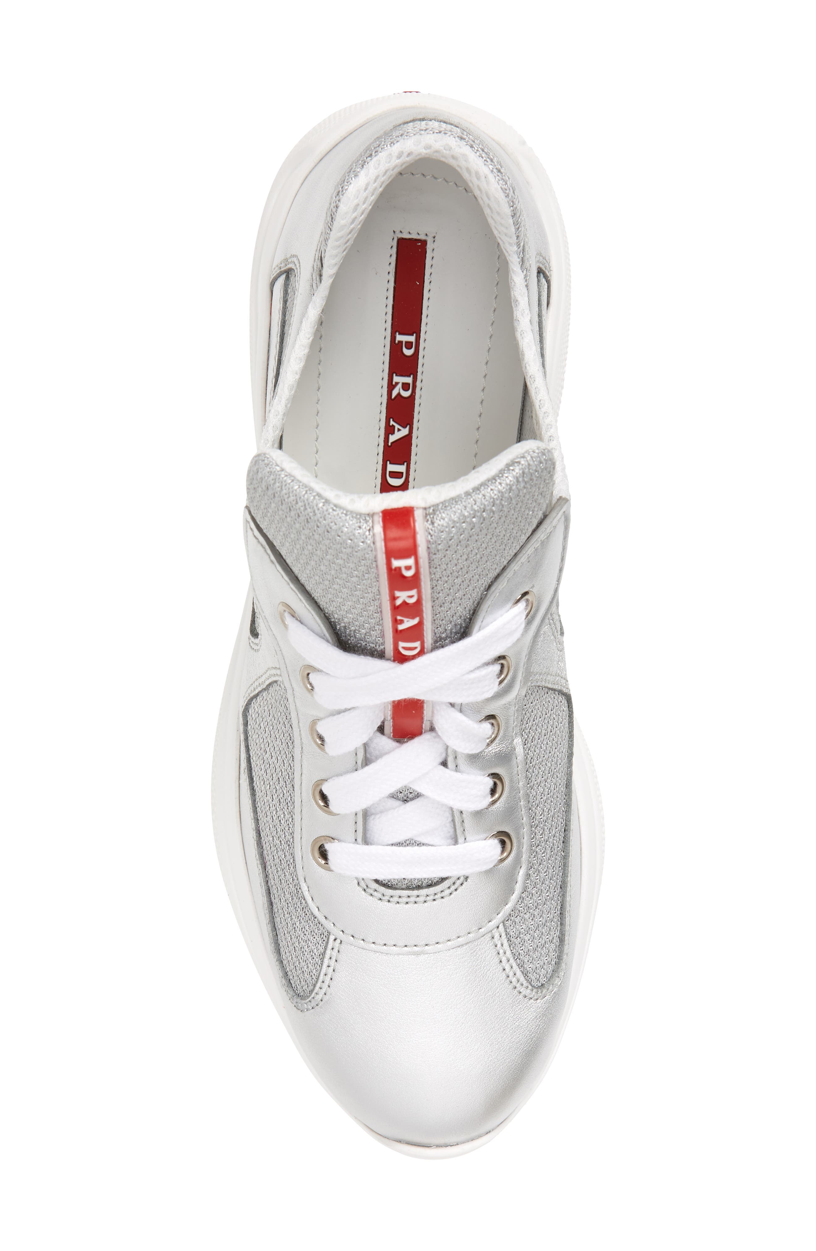 Prada Low-Top Sneaker, Alternate, color, 