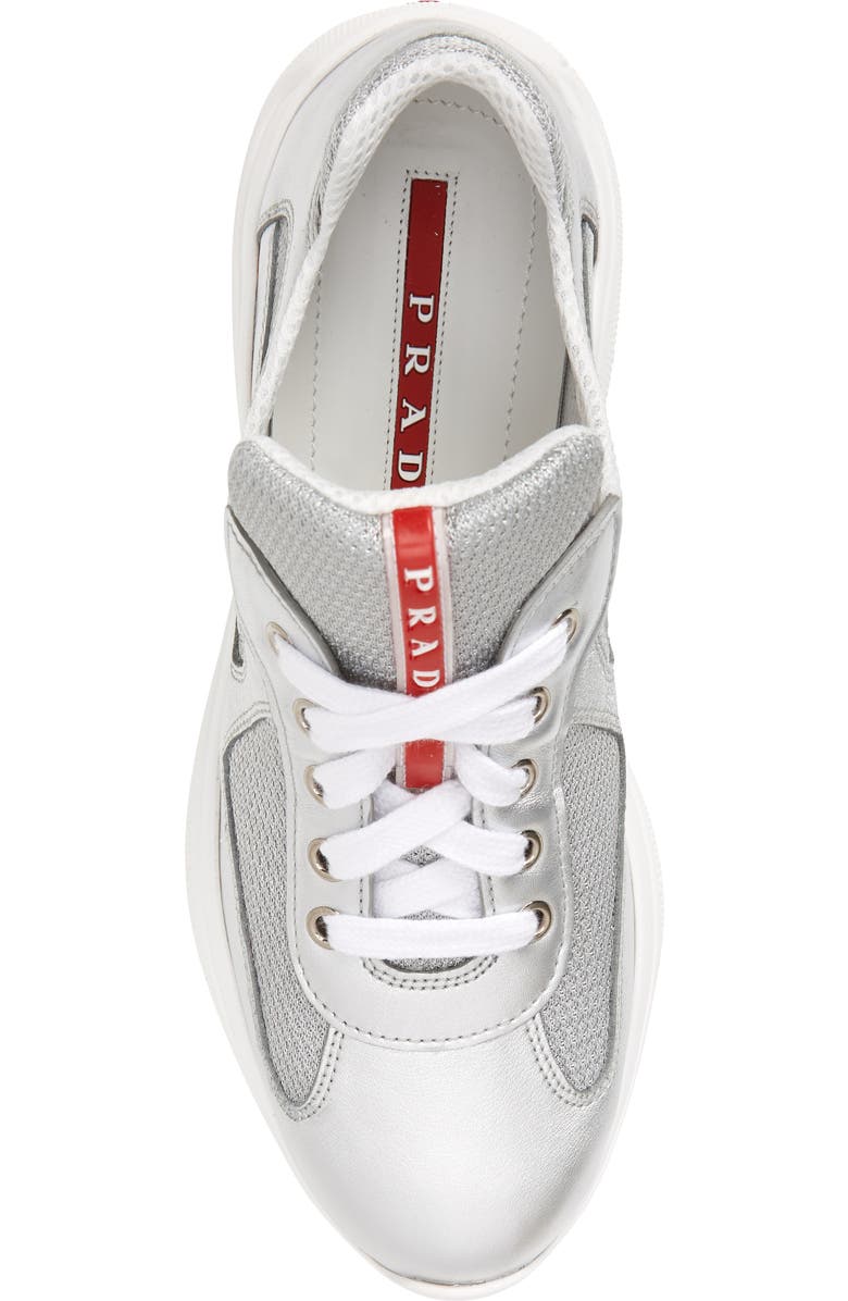 Prada Low-Top Sneaker, Alternate, color,