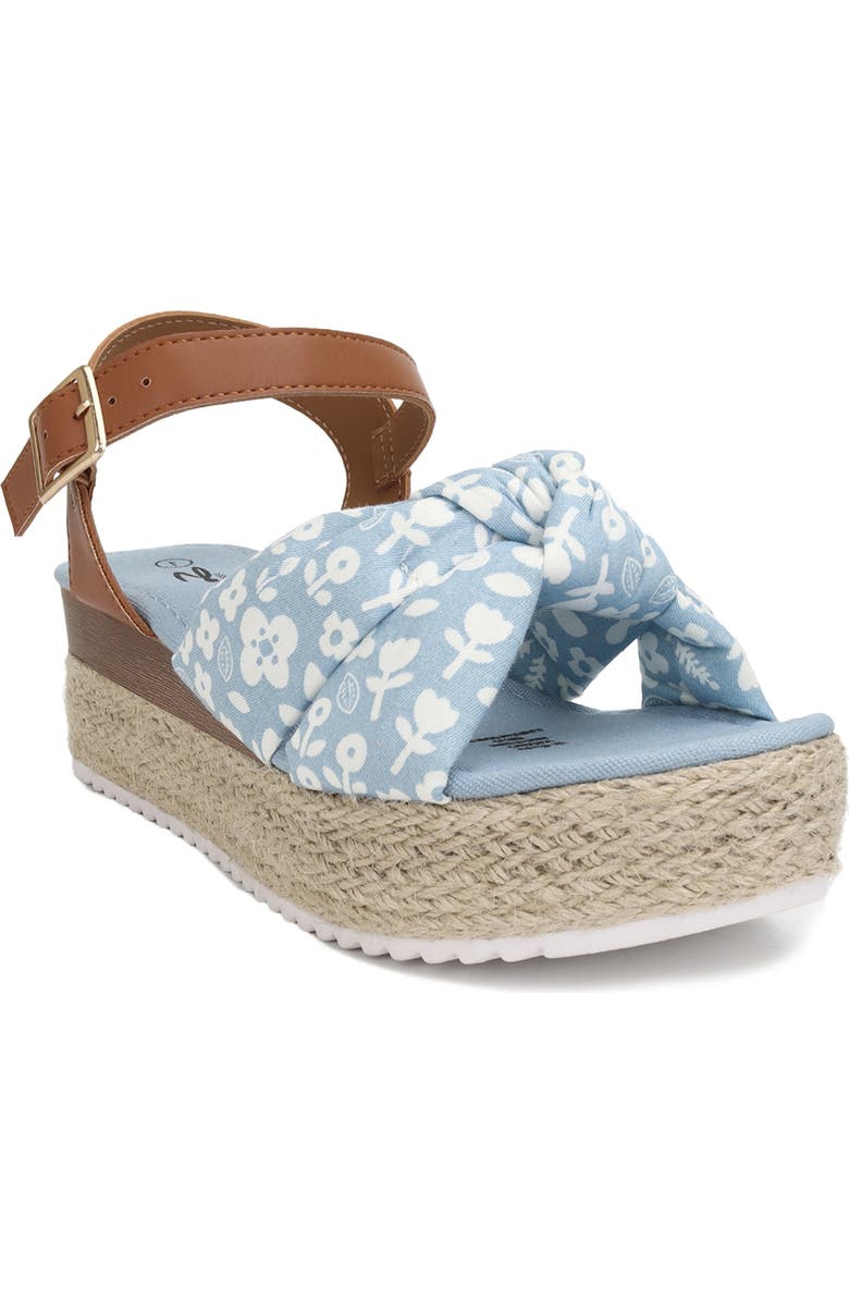 Seven7 Kids' Mallen Platform Sandal, Main, color, Blue
