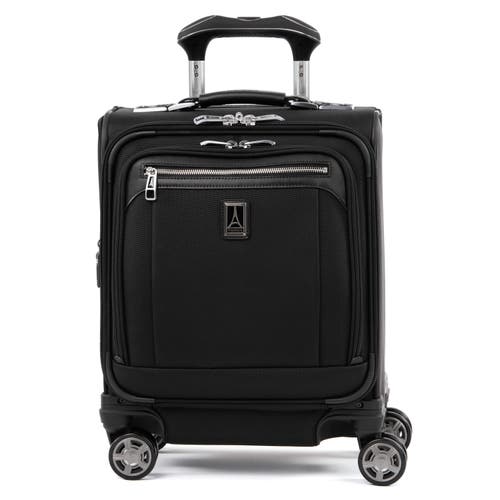 Travelpro Platinum Elite Underseat Spinner Tote Bag With Usb Port In Shadow Black