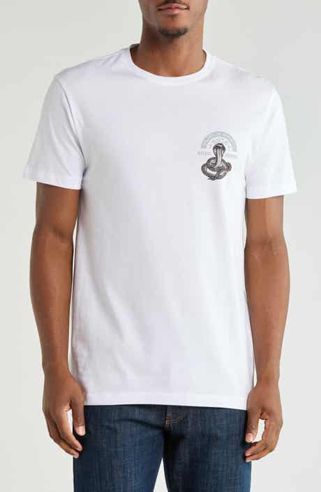 Snake Charmer Cotton Graphic T-Shirt