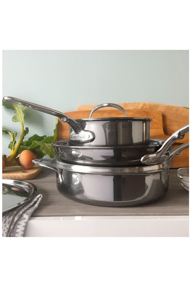 NanoBond Essential 5-Piece Cookware Set, Alternate, color, STAINLESS STEEL