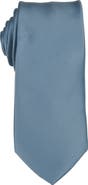 Brooklyn Brigade Men's Solid Satin X-Long Tie