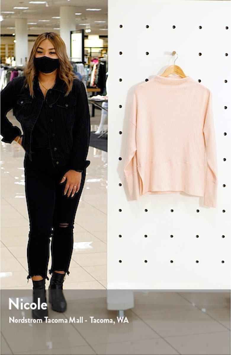 Rib Funnel Neck Sweater, sales video thumbnail