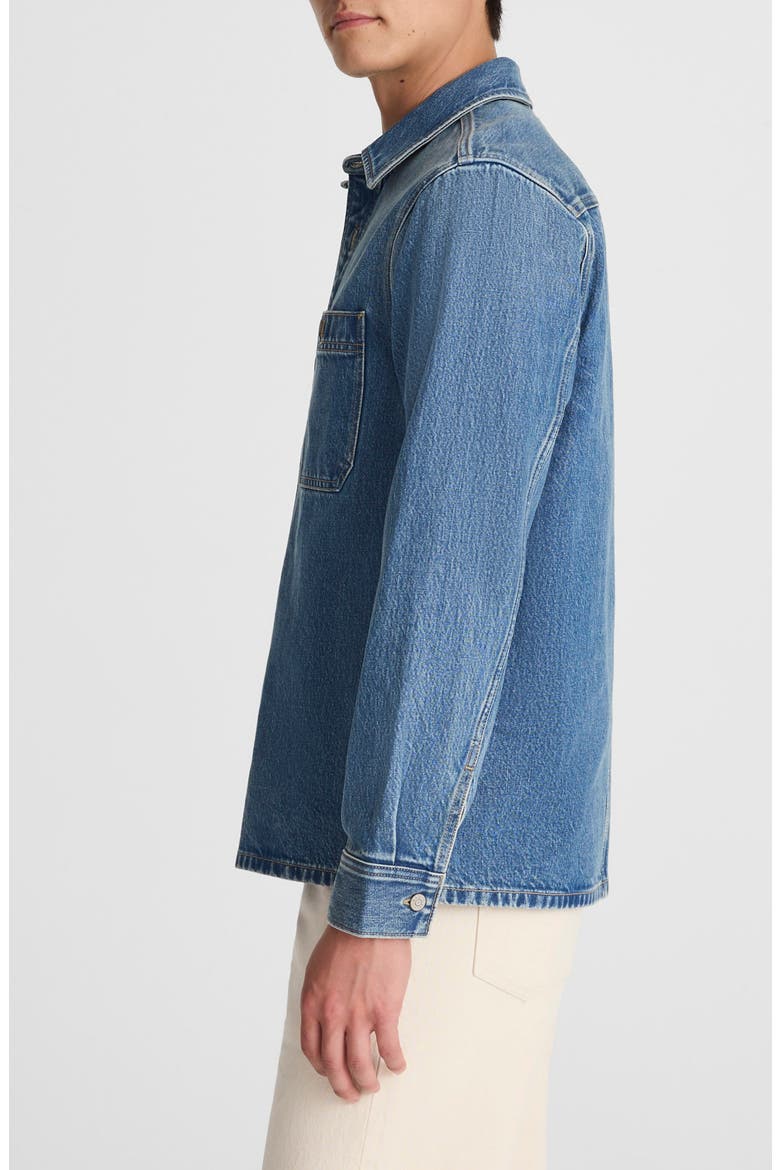 Denim Shirt Jacket, Alternate, color, SALVATORE WASH