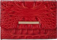 Brahmin Kerra Croc Embossed Leather Wallet