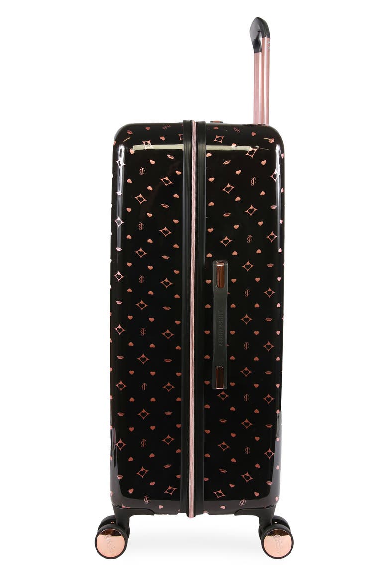 Arwen 2-Piece Hardside Luggage Set, Alternate, color, BLACK ROSE GOLD
