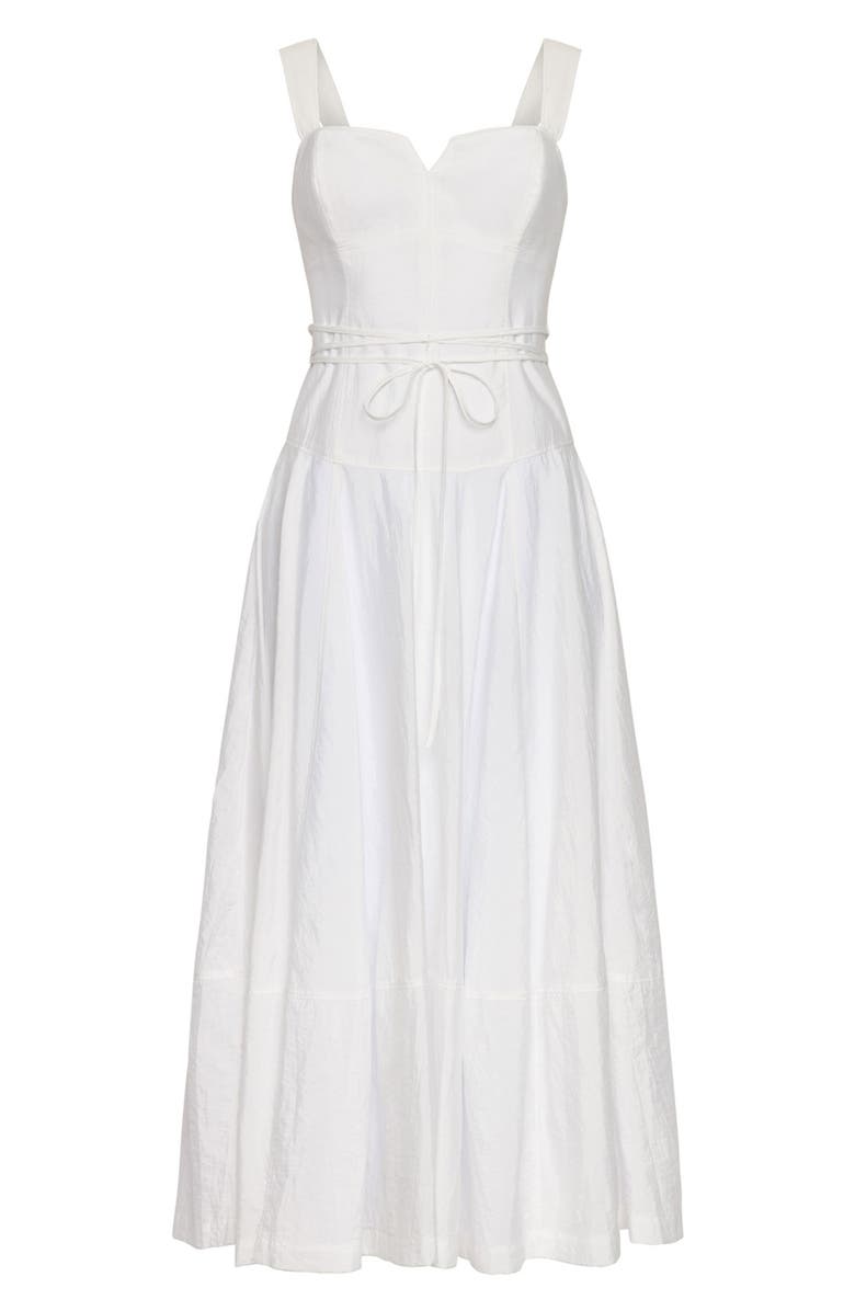 Cinq à Sept Jerome Midi Dress, Alternate, color, White