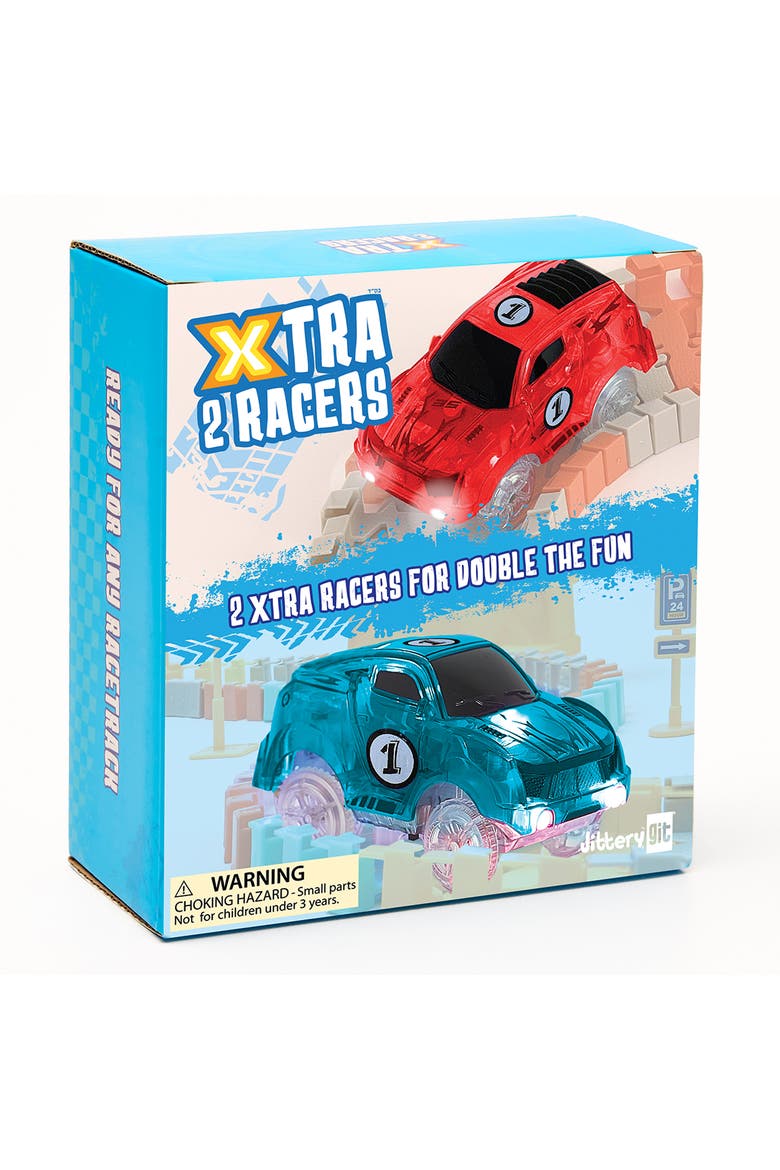 Flashtrack Race Cars, Main, color, Blue - Red