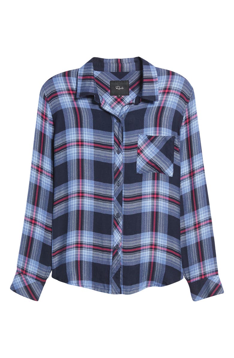 Rails Hunter Plaid Button-Up Shirt, Alternate, color, 