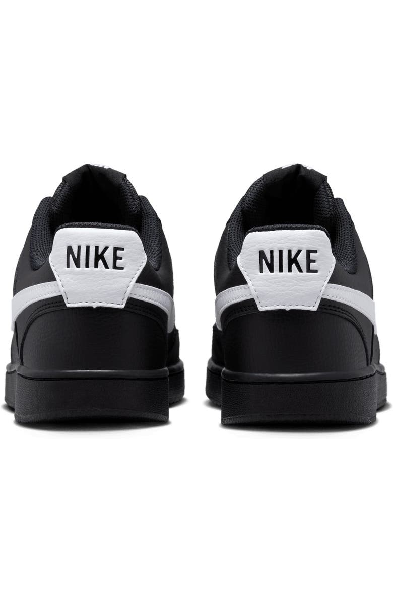 Nike Court Vision Low Sneaker, Alternate, color, 010 Black/Black/White