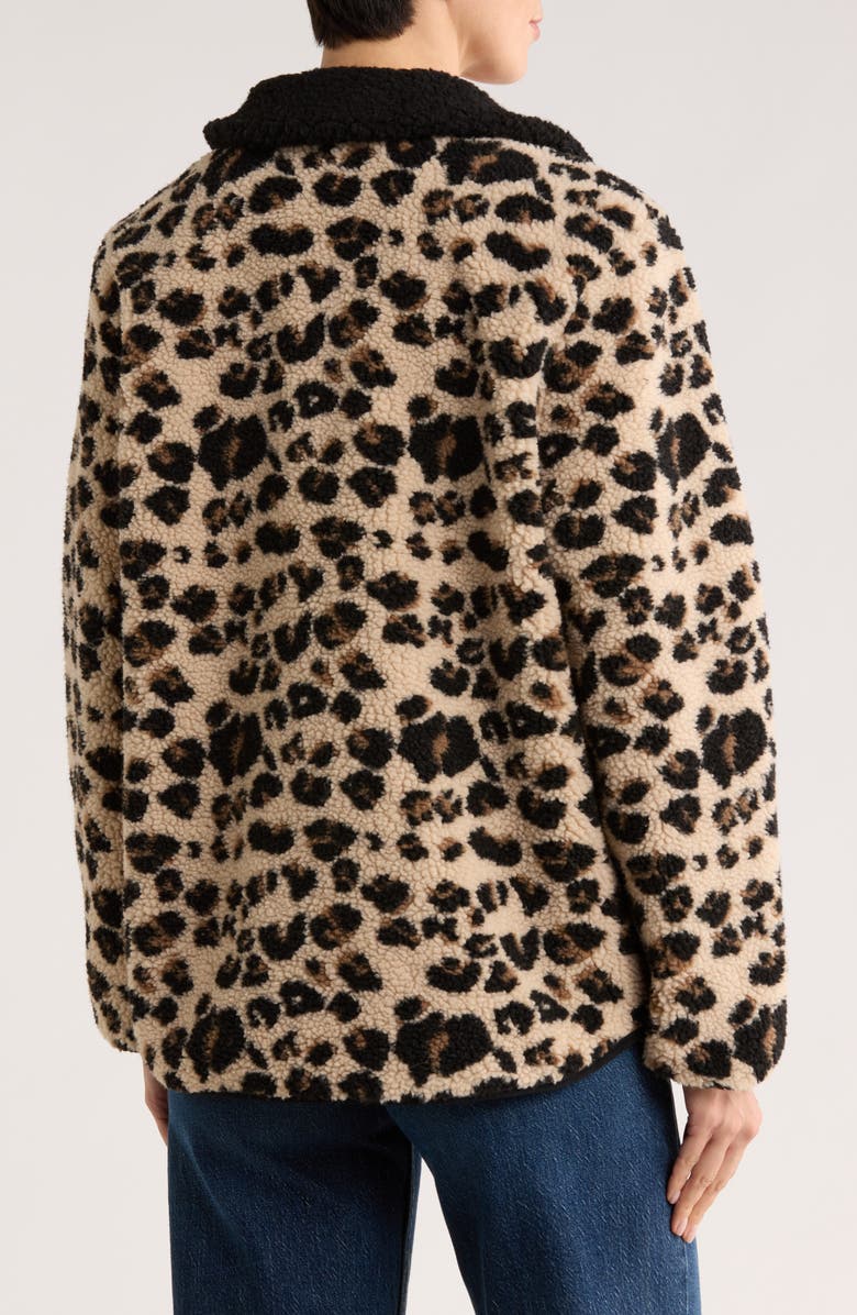 RDI Faux Shearling Jacket, Alternate, color, Animal Black