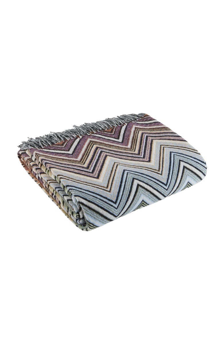 Missoni Home Perseo Throw 130x190, Alternate, color, Brown Multicoloured