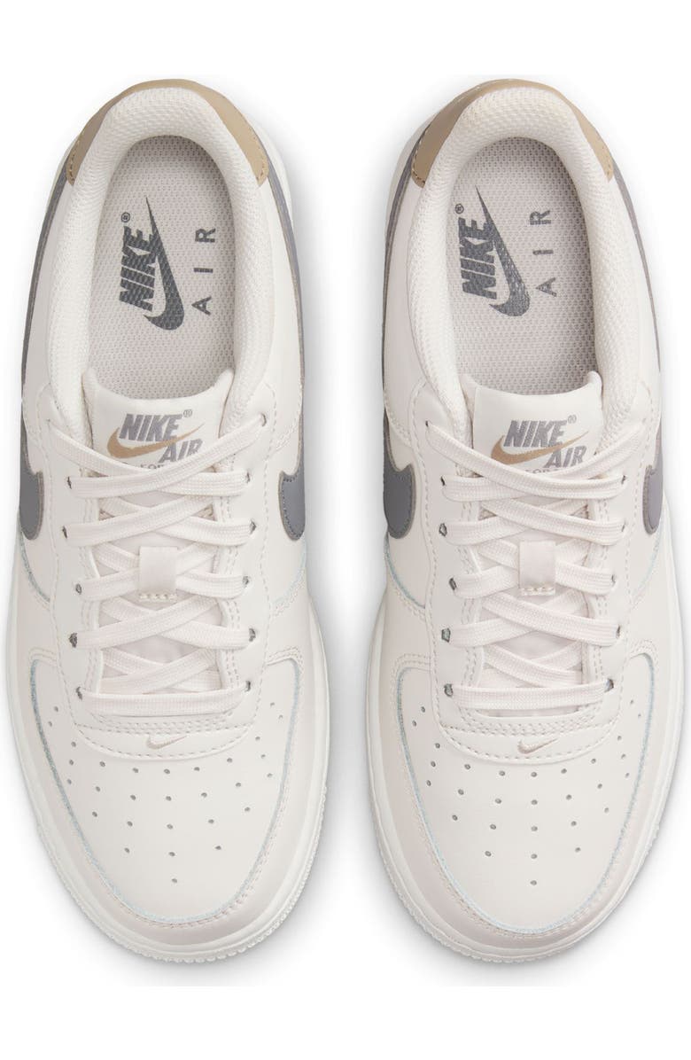 Nike Kids' Air Force 1 Sneaker, Alternate, color, Phantom/ Cool Grey/ Khaki