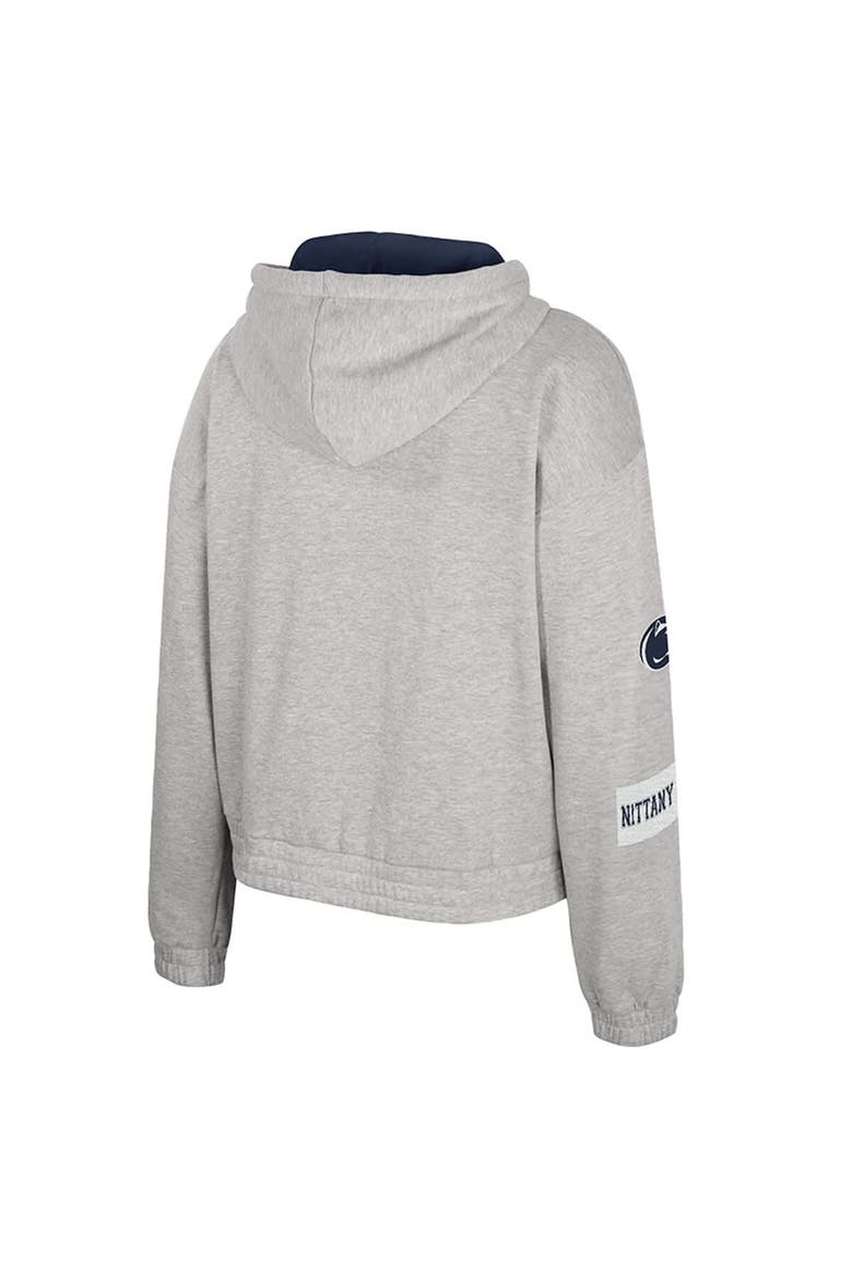 Women's Colosseum Gray Penn State Nittany Lions Alfie Full-Zip Hoodie Jacket, Alternate, color, Gray