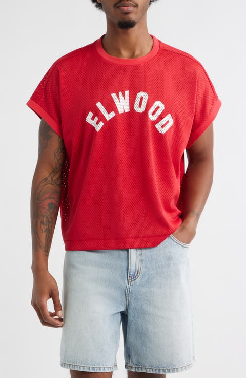 Logo Mesh Graphic T-Shirt