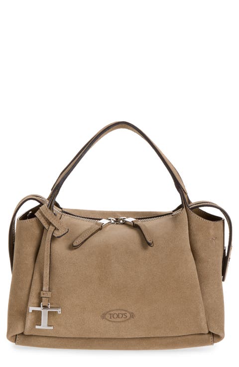 Mini Apa Suede Crossbody Bag
