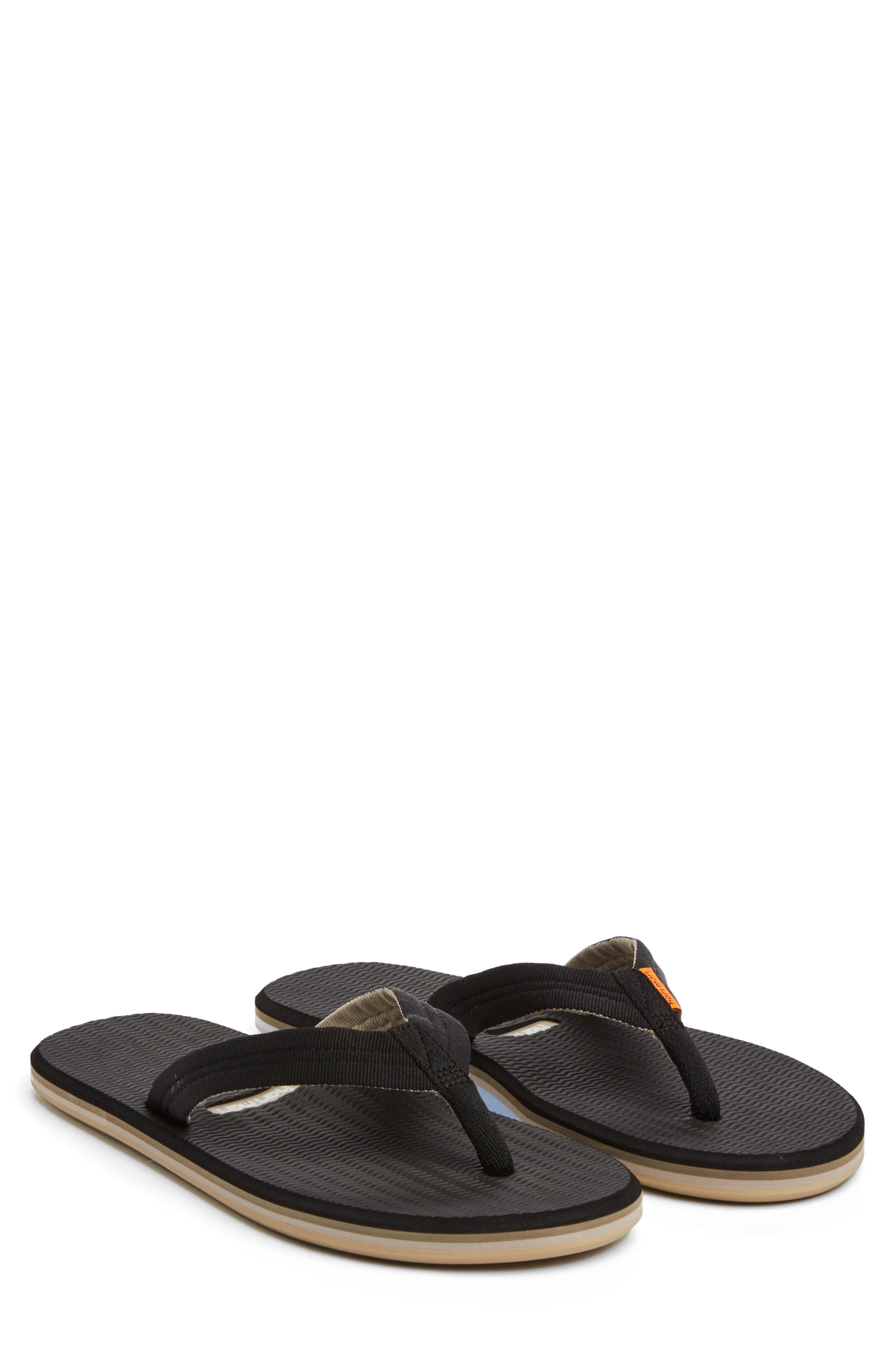 hari mari Dunes Waterproof Flip Flop, Main, color, Black