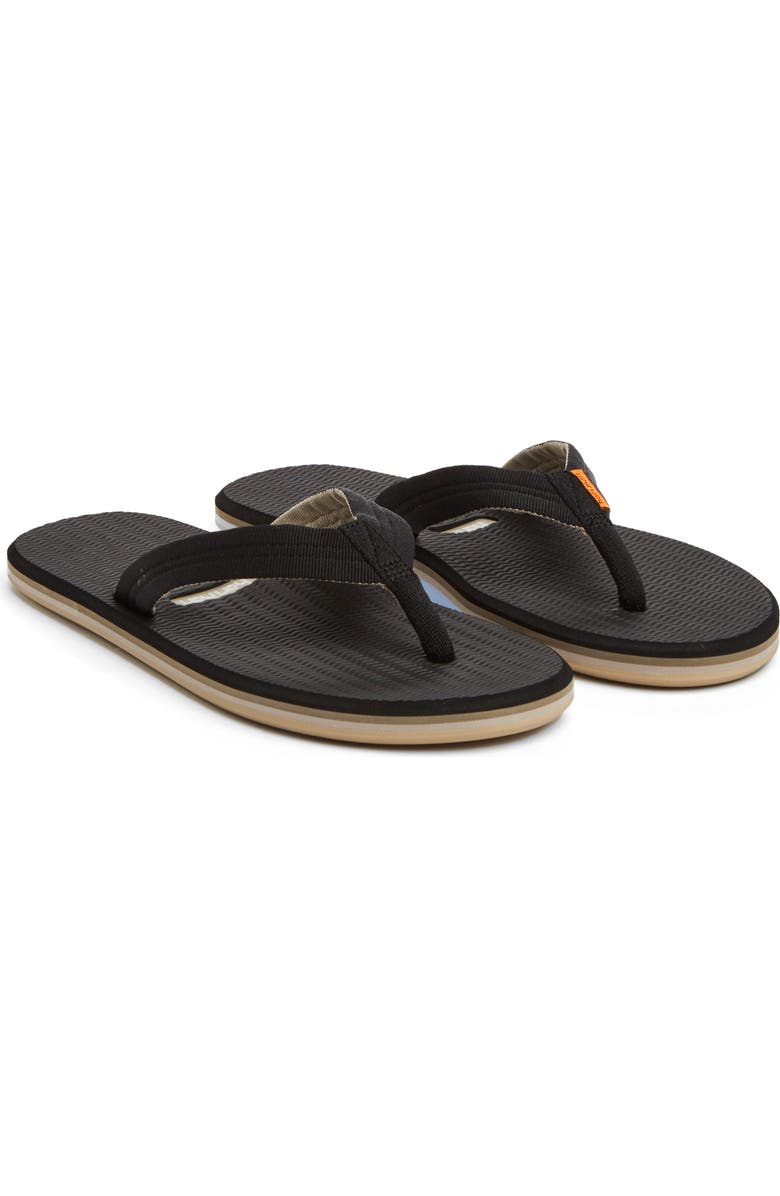 hari mari Dunes Waterproof Flip Flop, Main, color, Black