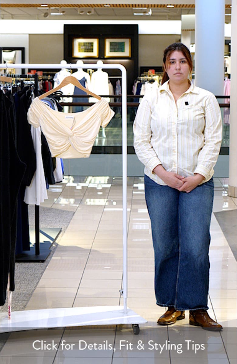 Off the Shoulder Crop Top, sales video thumbnail