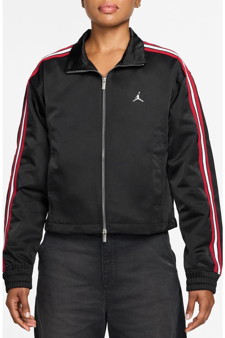 Brooklyn Track Jacket, Main, color, 010 BLACK