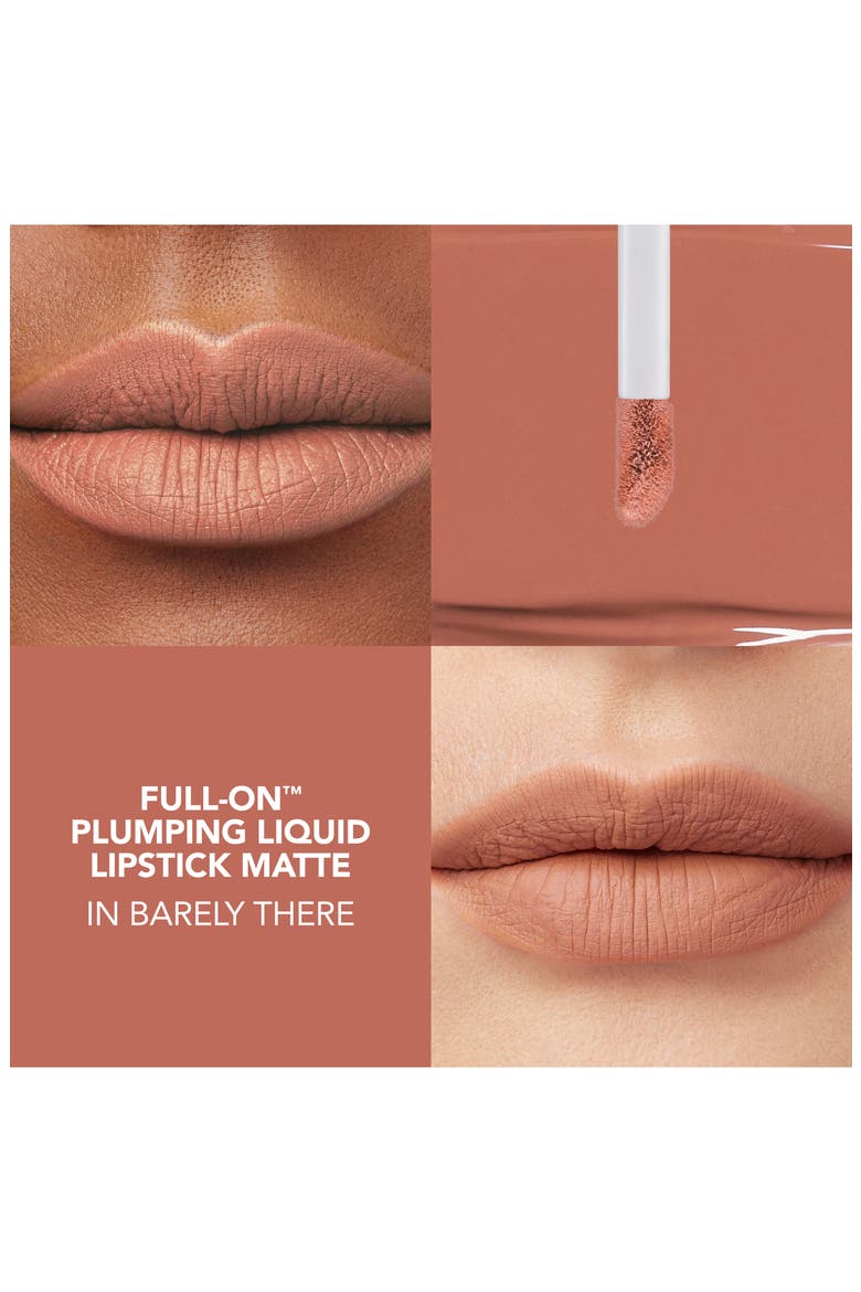 Full-On Matte Liquid Lipstick, Alternate, color, BARELY THERE