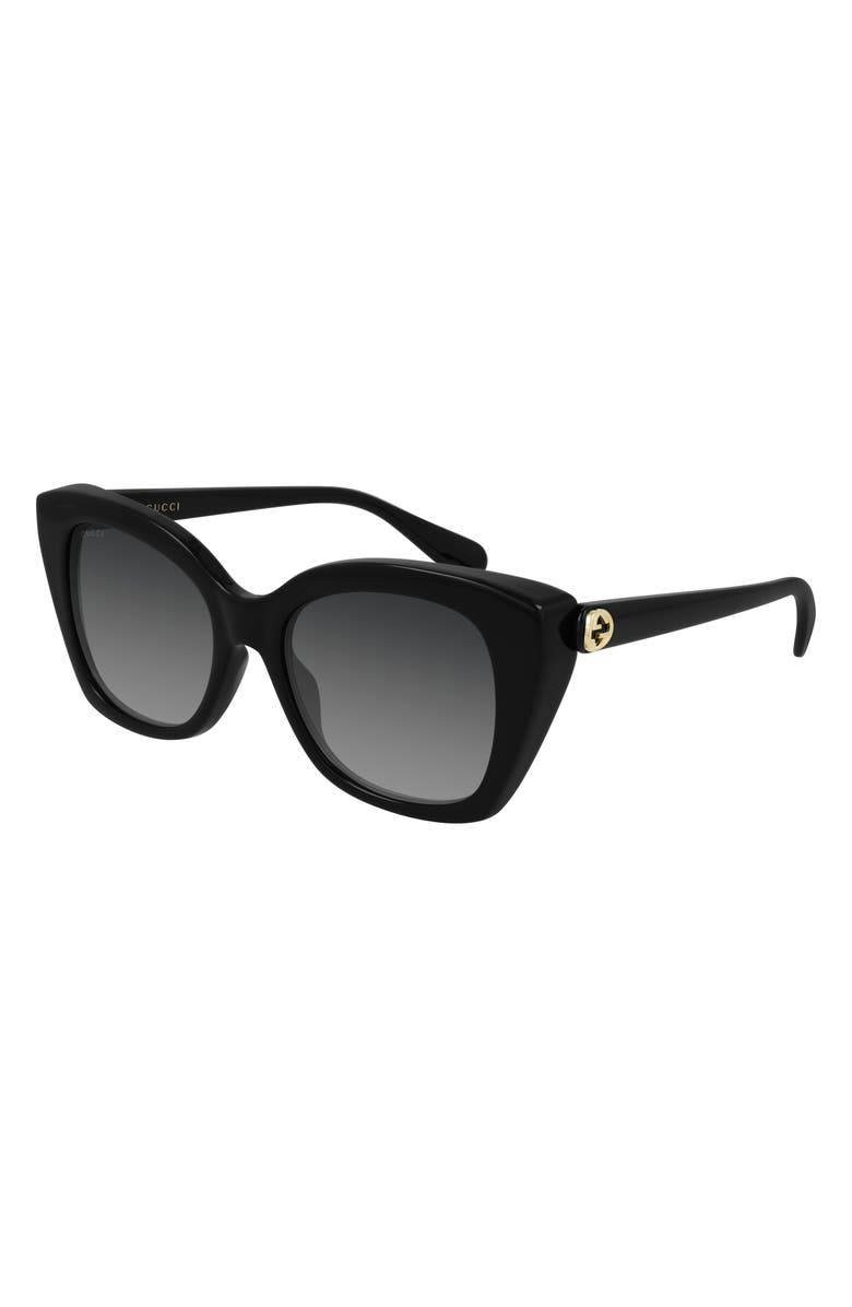 Gucci 55mm Gradient Square Sunglasses, Main, color, 