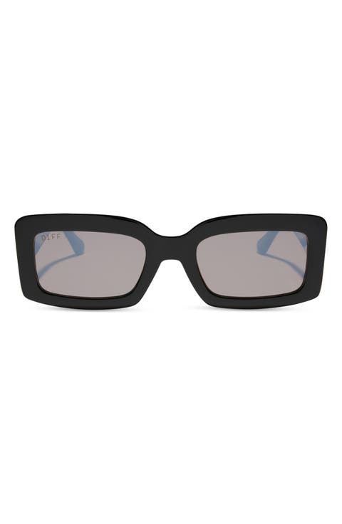 Katie 52mm Gradient Rectangle Sunglasses