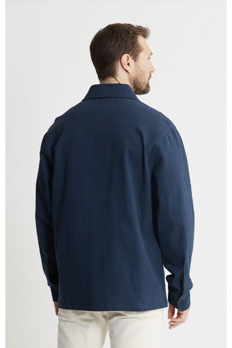Brushed Bull Denim Chore Coat, Alternate, color, NAVY