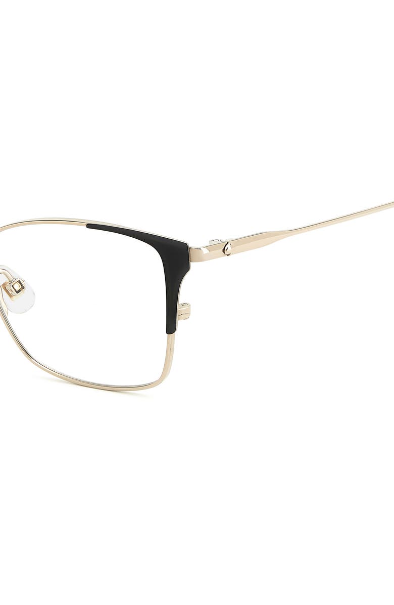Kate Spade New York arla 52mm rectangular optical glasses, Alternate, color, Black