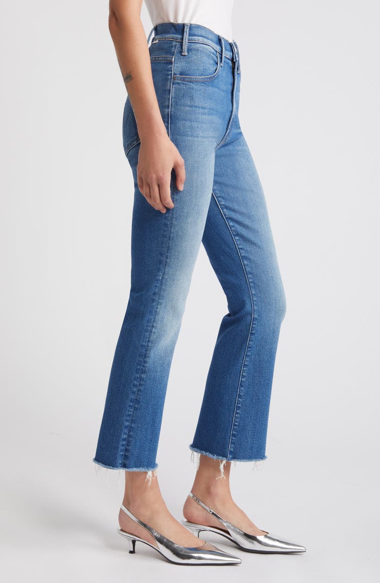 MOTHER The Hustler Frayed Ankle Jeans, Alternate, color,